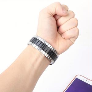 Iwatch 49mm 44mm 42mm 45mm 41mm 38mm 스테인리스 스틸 밴드용 탄성 시계줄 Iwatch Series 6 5 4 3 Se 확장 럭셔리