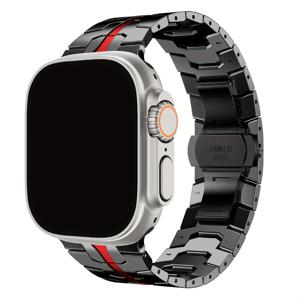 Apple Watch용 스테인리스 스틸 밴드 49mm 46mm 45mm 44mm 42mm 38mm 40mm 41mm, 남성용 금속 시계 밴드, iWatch Apple Watch Ultra/Ultra 2/3 SE 시리즈 12 11 10 6 5 4 3 2 1용 여성 남성 스테인리스 스틸 스트랩 손목밴드
