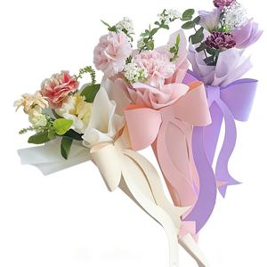 어머니의 날 발렌타인데이 결혼식 여성의 날용 단품 꽃 상자 9개 세트, 꽃 핸드백, 플로럴 박스, 요정 지팡이, 장미 부케 포장 상자, 리본 꽃 상자, 발렌타인데이 장미꽃 포장 상자