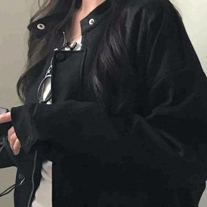 새로운 스탠드 칼라 재킷 여성용 가을 데일리웨어 한국 스타일 활용도 높은