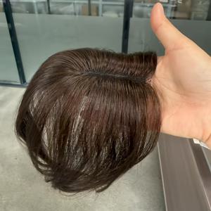 클립 없는 여성용 머리 위 헤어라인 커버리지 특수 투명 통기성 원피스 실머리 연장 패치 헤어 두 번째 스타일링 헤어 패치