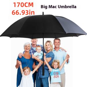 특대형 우산, 캐노피 170CM, 66.93IN, 길이 152CM, 45.2IN, 5인용 햇빛 가리개, 원터치 자동 개방, 무료 파우치 - 가족, 모임 외출에 적합