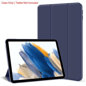 삼성 갤럭시 탭 A8 2022 10.5인치 모델 SM- 및 SM-X205용 케이스, 인조 가죽 삼중 접이식 플립 스탠드, 소프트 백 커버, 자동 잠금/깨우기 기능을 지원하는 보호 쉘 특징