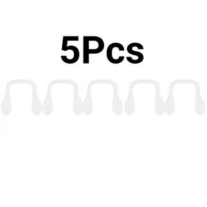 U자형 코받침 5개 세트 - 미끄럼 방지 & 자국 없는 디자인, 대부분의 안경테에 호환 | 일상 및 장시간 사용에 이상적 | 내구성 강한 소재 | 편안한 착용감의 안경 교체용 액세서리