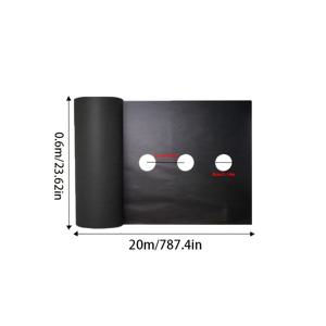 화분 및 채소밭 등 다양한 시나리오에 적합한 검은색 펀칭 부직포, 온실에서 잡초 방지용 지상 덮개로 사용