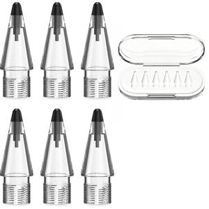 첫 번째와 두 번째 세대 Apple Pencil 무소음 펜촉에 적합하며, 총알형 헤드가 있습니다. Pro 모델은 부드러운 느낌을 제공합니다. 종이 같은 필름에 적합합니다