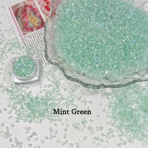 1250pcs (pies) 2mm AB Rhinestone - Irregular Shaping Suitable for Making, Nail Art, Wedding Confetti & Vase Fillers, Sparkling AB Synthetic Gemstones for Crafts, Table nterpies, Odorless Gems