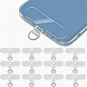 12개 커넥터 체인 클립 패드 스태빌라이저 견고한 휴대폰 케이스 후크 펜던트 손목 밴드 팔찌 스티커