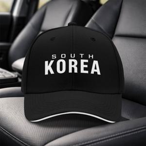 한국식 샌드위치 야구 모자 1개 - 클래식 블랙 - 사이즈 조절 가능한 아웃도어 스포츠 바이저 모자 - 남녀공용 데일리 필수 - 여행, 파티, 생일에 적합 - 축제용 이상적인 선물 - 선물로 이상적인 쇼케이스 앤 테이스트