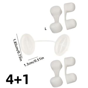 4+1개 신제품 통기성 투명 코 커버, 안개방지 안개 마스크, 오염기 및 먼지 차단, 편안한 호흡감