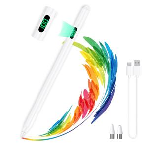 새로운 터치 펜, 폰 및 태블릿에 적합한 다기능 터치 펜, /Xiaomi/Huawei/Realme/Vivo 및 기타 인기 브랜드와 호환, 디지털 디스플레이 실시간 전원 상태 확인, 알루미늄 합금 소재
