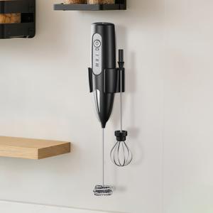 3단 USB 충전식 전기 우유 거품기, 단일 기능 헤드 옵션, 거품 메이커 또는 계란 거품기, 304 스테인리스 스틸 휴대용 음료 믹서, 커피 카푸치노 핫 초콜릿용 빠른 거품 미니 블렌더, 휴대용 계란 거품기