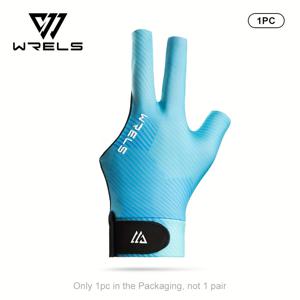 WRELS 전문가용 오픈핑거 당구 장갑 1개, 편안하고 땀을 흡수하며 통기성이 좋음, 당구 플레이, 당구 대회, 당구 훈련에 적합