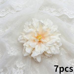 대형 인조 작약꽃 7개 세트, 결혼식, DIY 공예, 화환, 밸런타인데이, 어머니의 날, 졸업식에 적합 - 결혼식, 신부 샤워, 테이블, 가정 장식, 할로윈, 추수감사절, 어머니의 날, 크리스마스 장식용으로 이상적