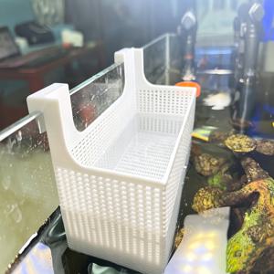 격리실 및 부화망 분리기가 있는 3D 어류 양식함, กัป피, 몰리어, 베타 어린 분리용, 수족관 부화장용 새우 부화 탱크, 어린 물고기 사육, 어린치 성장기 시스템