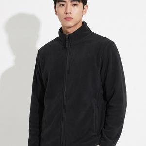 남성 겨울 후리스 베이직 컬러 도톰한 폴라폴리스 집업 자켓 데일리 캐주얼 아웃도어 플리스 점퍼 라이트핫(M7WJ11)