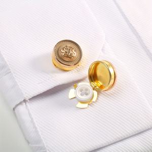셔츠 단추 커버 2개, 고급스러운 메탈 커프스, 스타일리시한 의류 장식 단추, 테일코트 정장 추가, 선물, 크리스마스 선물