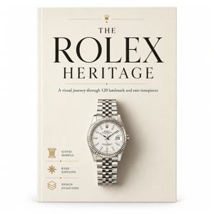 Rolex 시계 수집가 및 매니아를 위한 레퍼런스 책. 디자인 진화에 초점을 맞추어 120개의 랜드마크 및 희귀 시계를 특징으로 합니다. Rolex 시계의 유산을 소개하는 영문 책입니다.