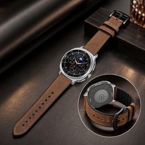 1개 스트랩 삼성 8/8 클래식 40mm 44mm 46mm 밴드 여성/남성용, 삼성 워치 8 클래식/8/9 스마트워치 추가용 패션 버클 손목 밴드