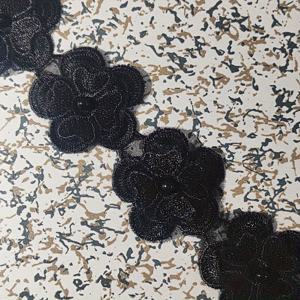 10개 꽃 진주 레이스 하트 꽃 드레스 리본 레이스 트림 뜨개질 웨딩 자수 핸드메이드 패치워크 재봉 용품 공예