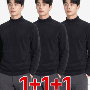 [1+1+1] 3장세트! 남성 겨울 부드러운 고밀도 기모 폴라티 제로투히트(M6QPWT52)