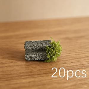 미니어처 돌계단 20개, 모델 디오라마, 미니어처 정원, 탁상용 RPG 장면에 적합 - 사실적인 레진 - 인형의 집, 기차 레이아웃, 역사 전시용 스탠딩 계단 - 모델 철도와 미니어처 지형과 호환