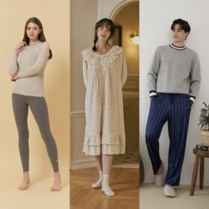 FW이지웨어/웜웨어로 따뜻하게 ! 푸마/밀레/아디다스 기모 홈웨어/라운지웨어 특가모음