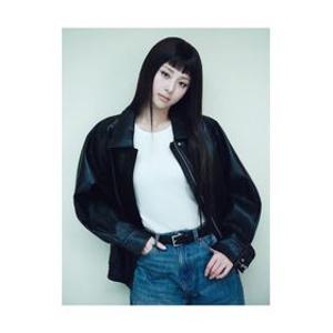 8SECONDS 페이크 레더 오버핏 집업 블루종 블랙