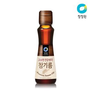 청정원 고소한 건강생각 참기름 160ml