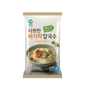 청정원 바지락칼국수 366g