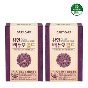 [가격인하]유한양행 유한백수오골드 갱년기 케어 60정 x 2개 (60일분)