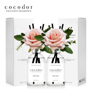 코코도르 선물추천 장미꽃 W 디퓨저 200ml X 2개 + 쇼핑백