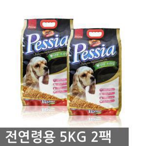 펫시아 강아지사료 전연령용 프라임 5KG 2개