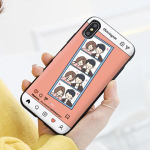 커플사진 카드도어범퍼 케이스 갤럭시S10 S9 S8 노트9 LG V50 G8