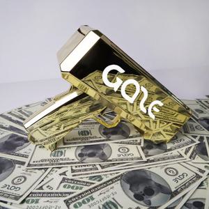 GAZE MONEY GUN GOLD 게이즈 머니건 크롬골드 클럽 파티 이벤트