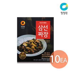 청정원 3분 삼선짜장 180g x 10개