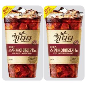 칸타타 스위트 아메리카노 제로 230ml x 50팩 아이스