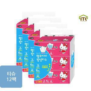 E[헬로키티] 팝업티슈 12팩