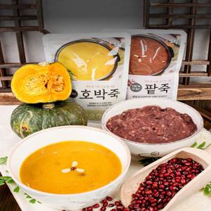 정월대보름 준비, 고소하고 간편한 영양죽 2종(팥죽/호박죽)