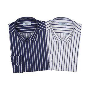 [AK백화점][레노마셔츠]RLSSL1-139스트라이프 긴소매셔츠 2종택1