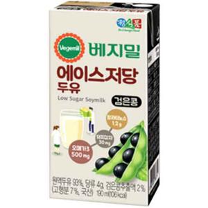 [베지밀] [정식품]베지밀 에이스 저당 두유 190ml x 16팩