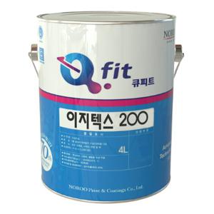 노루페인트 이지텍스 200 외부용 수성페인트 4L 백색 무광