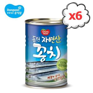 동원 꽁치 300g 원터치 6캔