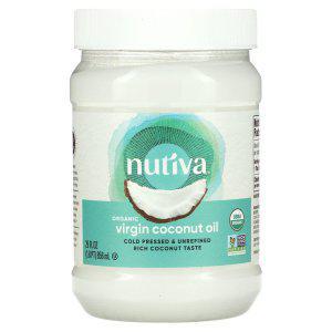 Nutiva 누티바 버진 코코넛 오일 858 ml (29 fl oz)