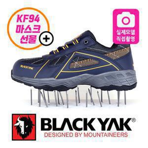  블랙야크  블랙야크 YAK-40 안전화 4인치 발편한 경량 작업화 네이비계열 남성 여성 작업화 사계절용