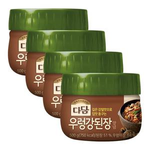 [CJ] 다담 우렁강된장양념 500G x 4개