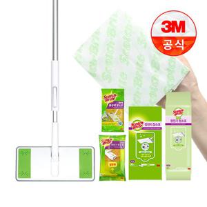 [3M]올터치 막대걸레+베이직 정전기청소포50매