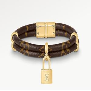 Louis Vuitton MONOGRAM Keep It Twice Monogram Bracelet (M8109E, M8109F)