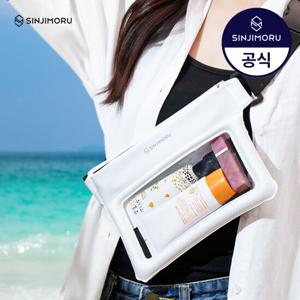 [크로스백]IPX8 크로스 힙색 에어포켓 방수팩 여름 필수템 물놀이 수영장 풀파티 서핑 휴가 비키니 암밴드 잠수 에어포켓 케이스 계곡 아이폰 갤럭시 LG