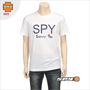 SPY_남성_SNOWY TEA 레터링프린트 싱글 라운드 티셔츠